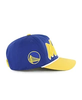 '47 Brand Men's Royal/Gold Golden State Warriors Dropshadow Rope Hitch Adjustable Hat