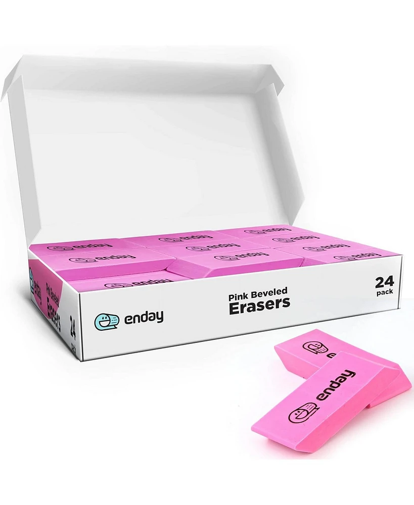 Erasers Pencil Block, Hi Polymer Large Pink Soft Eraser, Rubber and Non – Abrasive Eraser, Erasers School Supplies for Kids and Artists