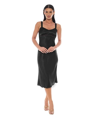 Bebe Women's Satin Midi Dress
