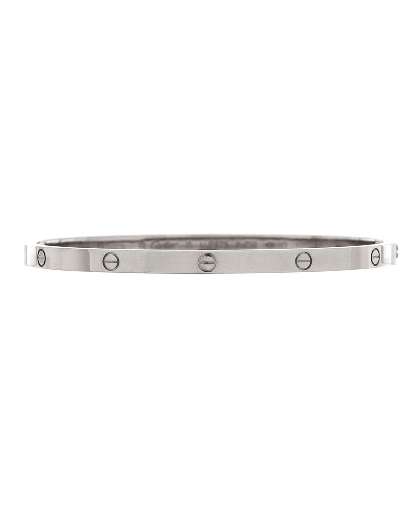 Pre-Owned Cartier Small Love Bracelet 18K White Gold