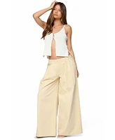 Edikted Women's Lennon Ultra Wide Leg Pants