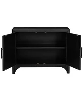 40" Modern Cabinets: Unique Doors & Adjustable Shelves