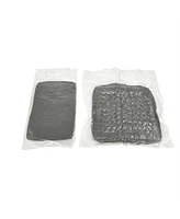 Modern L-Shaped Couch with Ottoman & Storage: Grey Corduroy
