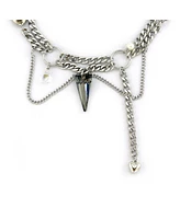 Messy Layered Spike Necklace