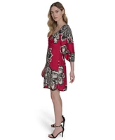 Vince Camuto Women's Printed Fit & Flare Dress