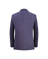 Elie Balleh Boys Purple Slim Fit Classic Blazer