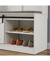 Hall Tree with Storage Bench & Shelf