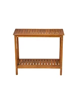 Acacia Wood Console Table - Entryway/Living Room