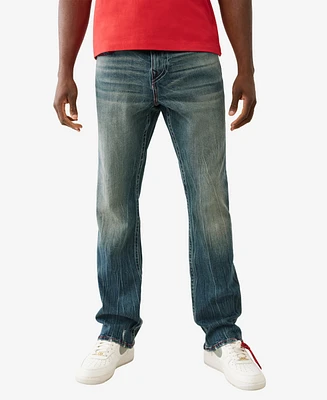 True Religion Men's Ricky Flap Straight Jeans