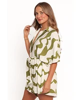 Petal and Pup Women's Sheily Tie Waist Playsuit