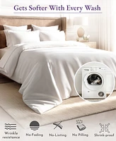 Luxury 1000 Thread Count 100% Cotton King Pillow Cases Set of 2 - Smooth Sateen, Crisp Hotel