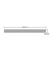 Corrugated Metal Garden Edging - 10 x 120 inch