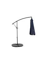 Best Choice Products 10ft Offset Patio Umbrella - Navy Blue