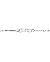 Effy Sapphire (1-7/8 ct. t.w.) & Diamond (1/10 ct. t.w.) Swirl 18" Pendant Necklace in 14k White Gold