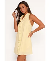 Petal and Pup Women's Cassandra Ruffle Mini Dress
