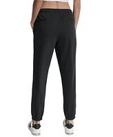 Dkny Sport Women's Cotton-Blend Tie-Waist Joggers