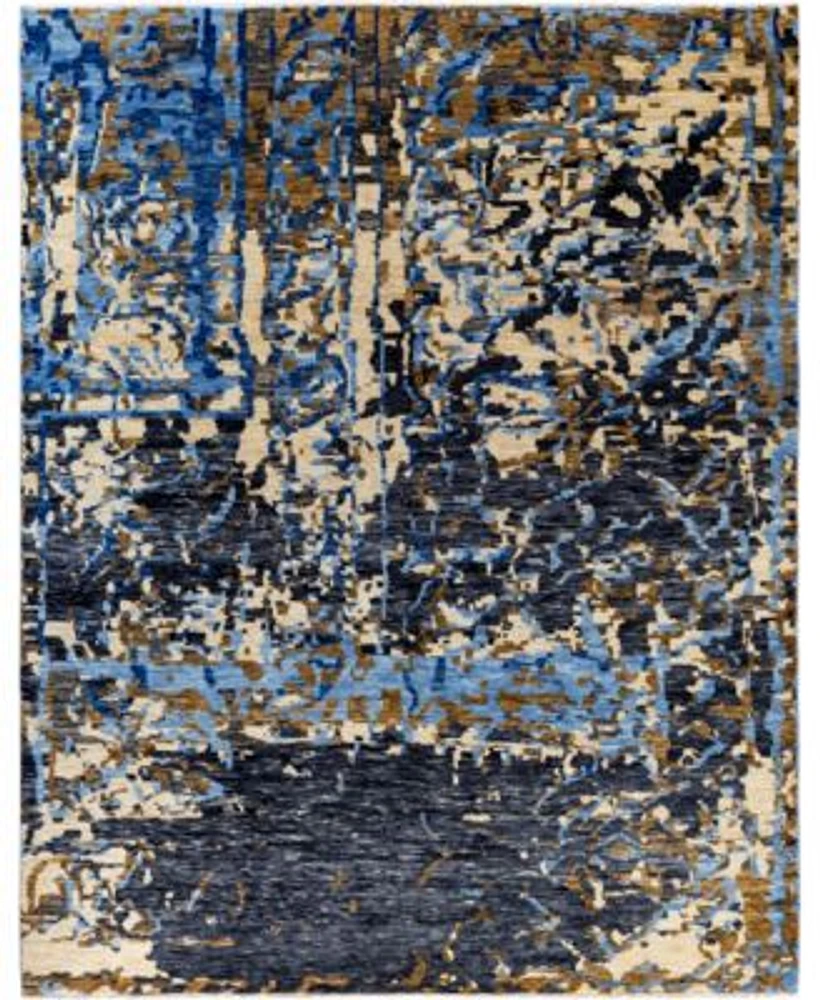 Adorn Hand Woven Rugs Indo Special Ikat M7176 Rug Collection