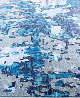 Adorn Hand Woven Rugs Indo Galaxy M7226 7'10"x9'10" Area Rug