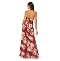 Adrianna Women's Sleeveless Halter A-Line Dress