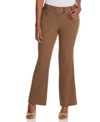 Rafaella Petite Curvy Fit Boot Cut Pants