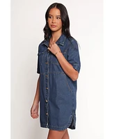 Petal and Pup Women's Fleming Shirt Mini Dress