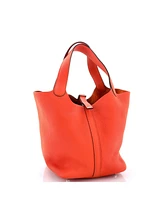 Pre-Owned Hermes Mm Picotin Lock Bag Clemence