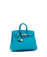 Pre-Owned Hermes Birkin 25 Handbag Swift with Gold Hardware