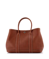 Pre-Owned Hermes 30 Garden Party Tote Leather