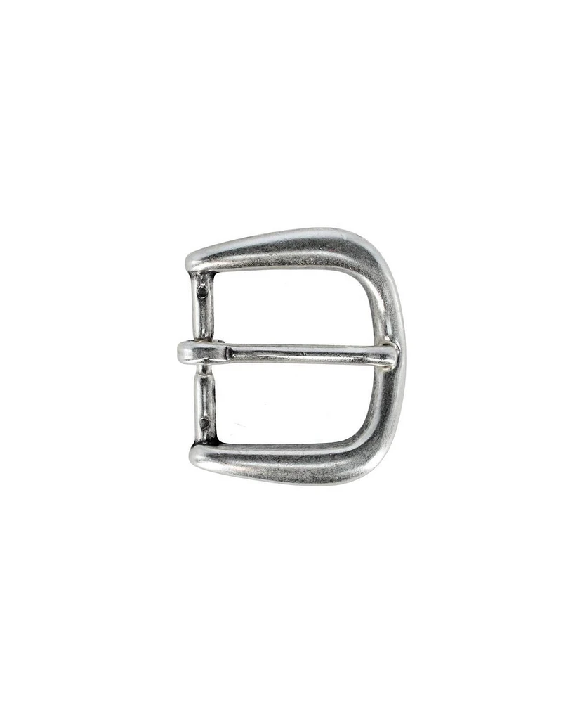 Trafalgar Men's 30mm Solid Brass Rounded Minimalist Harness Belt Buckle