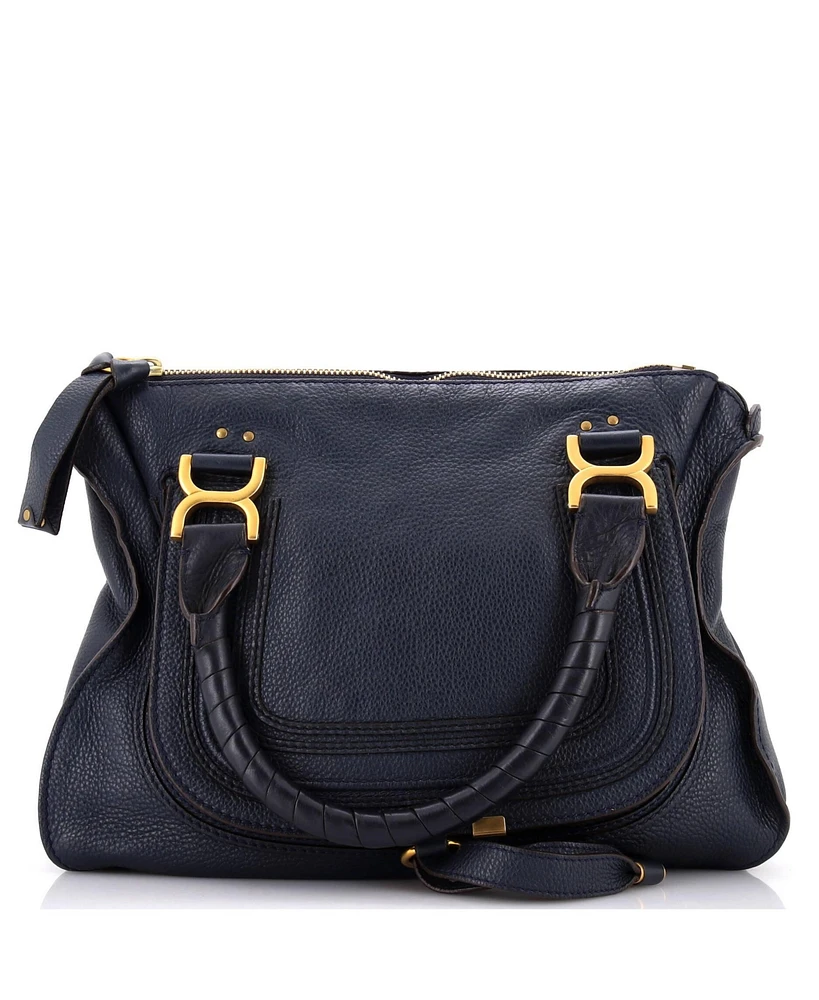 Pre-Owned Chloe Medium Marcie Shoulder Bag Leather