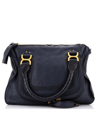 Pre-Owned Chloe Marcie Shoulder Bag Leather