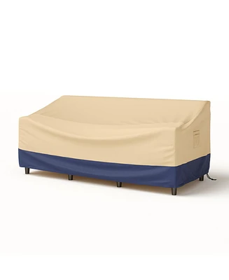 Patio Furniture Cover with Padded Handle and Click-Close Straps-77 x 43 x 30 inches
