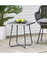 Modern Steel End Table
