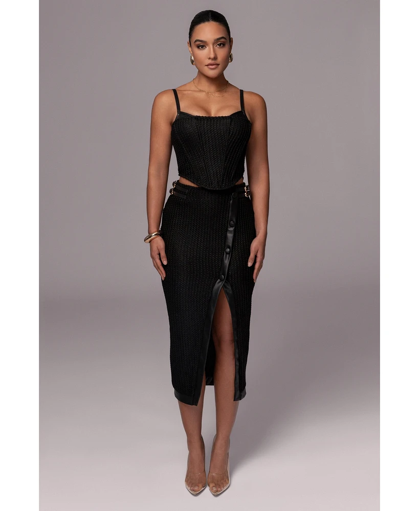 Jluxlabel Women's Textured Harley Corset Top