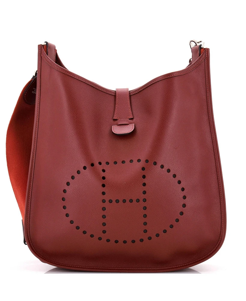 Pre-Owned Hermes Gm Evelyne Bag Gen Iii Epsom