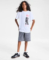 Jurassic Park Little Big Boys Short Sleeve T Shirt Epic Threads Relaxed Denim Shorts Exclusively At Macys