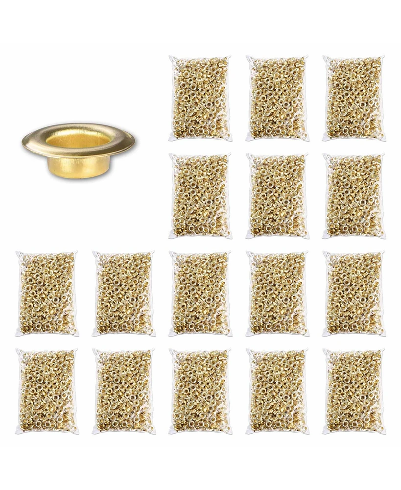 Yescom 16000pcs 3/8" Size 2 Grommet Brass Finish Bag Sign Poster Eyelet YES0386
