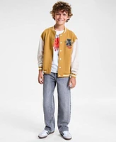 Epic Threads Little Big Boys Varsity Jacket New York Apple T Shirt Baggy Jeans Exclusively At Macys