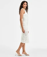 Bar Iii Women's Sleeveless Knit Midi Dress, Exclusively at Macy's