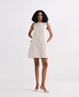 Reistor Women's The Cotton Tweed Shift Dress