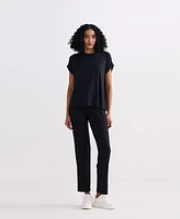 Reistor Women's Wide Leg Pant in Black