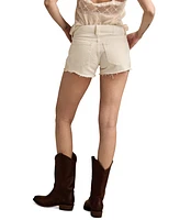 Lucky Brand Women's Festival Low-Rise Distressed Denim Shorts