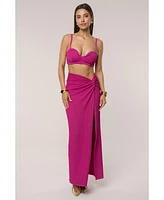 Jluxlabel Women's Deidra Draped Skirt Set