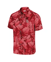 Tommy Bahama Men's Crimson Oklahoma Sooners Coast Nuevo Fronds Button-Up Shirt
