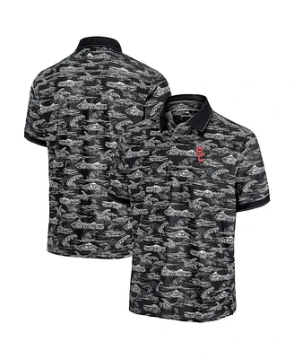Tommy Bahama Men's Black Usc Trojans Sport Bay View Polo Shirt
