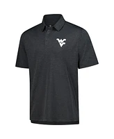 Fanatics Unlabeled Men's Heather Charcoal West Virginia Mountaineers Carbon Polo Shirt