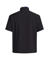 Adidas Men's Washington Huskies Coaches Sideline Half-Zip Short Sleeve Jacket