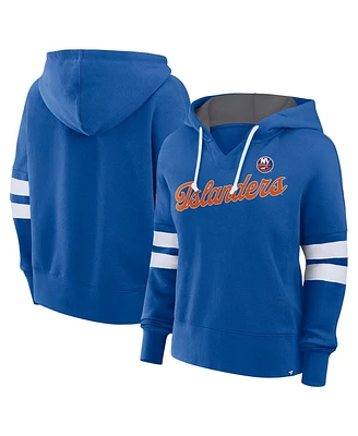 Fanatics Women's Royal New York Islanders Oversized Seize Pullover Hoodie