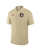 Nike Men's Gold Florida State Seminoles Primetime Victory Primary Logo Performance Polo Shirt