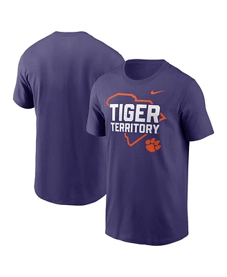 Nike Men's Purple Clemson Tigers Campus Local T-Shirt